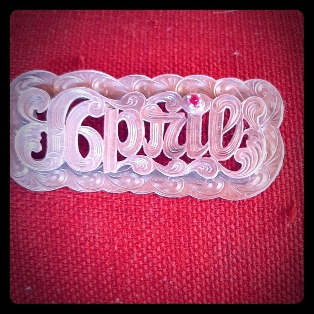 3D Name April